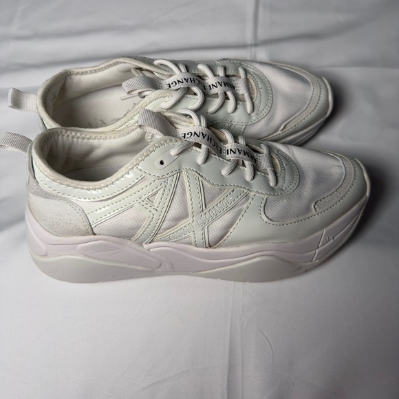 Armani Exchange White Chunky Sneakers - Picture 4 of 10